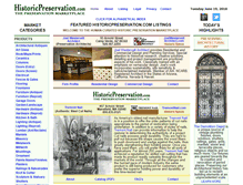 Tablet Screenshot of historicpreservation.com